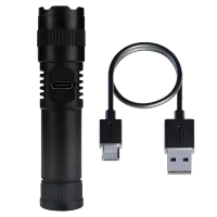 latarka podręczna led 2w usb-c akumulatorowa kieszonkowa ładowalna mocna