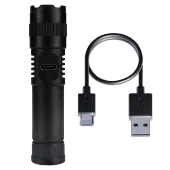 latarka podręczna led 2w usb-c akumulatorowa kieszonkowa ładowalna mocna