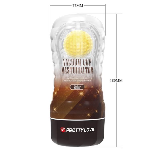PRETTY LOVE - VACUUM CUP MASTURBATOR Stellar ABS TPR zdjęcie 13