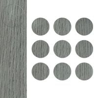 Zaślepki Meblowe Fi 20mm Samoprzylepne DĄB Szary 9szt ZM291