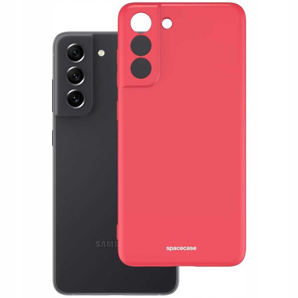 Spacecase Silicone Case Galaxy S21 Fe Red zdjęcie 2