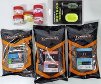 Zestaw pelletów zanętowych do methody Sonubaits koszyk i foremka + GRATIS