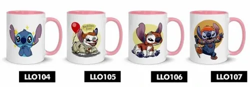 KUBEK RÓŻOWY NA PREZENT DLA FANA LILO STICH WZORY + OPAKOWANIE GRATIS na Arena.pl