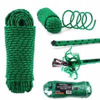 Lina wielofunkcyjna 12 mm x 50 m zielona ogrodowa namiotu KD11024