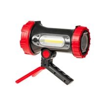 latarka led  z aku. ruchomy uchwyt 350lm+180lm - 100-os-215