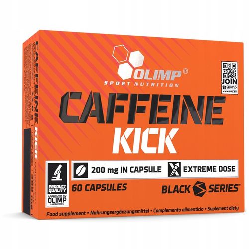 OLIMP CAFFEINE KICK 2x60 kaps KOFEINA ENERGIA 200mg na Arena.pl