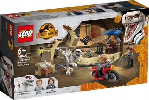 LEGO JURASSIC WORLD 76945 ATROCIRAPTOR: POŚCIG – ZESTAW AKCJI Z DINOZAUREM na Arena.pl