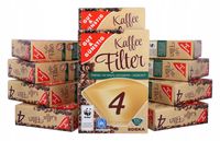 Filtry do kawy papierowe rozmiar 4 10x100szt Edeka do ekspresu ekspresów