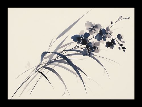 Plakat 18x13cm Orchidea w Sepii na Arena.pl