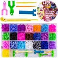 ZESTAW GUMKI do Robienia BRANSOLETEK dla Dziewczynek KROSNO do GUMEK 4400el