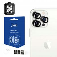 2 x Osłona aparatu 3mk Lens Protection Pro na iPhone 15 Pro - srebrna
