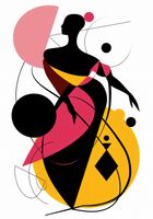 Plakat 70x100cm Sylwetka Gracji