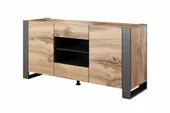 Komoda WOOD 164 cm dąb wotan / antracyt