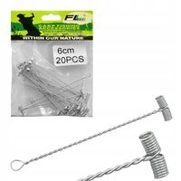 ANTYSPLĄTANIOWA Skrętka Metalowa 6 cm 20 szt