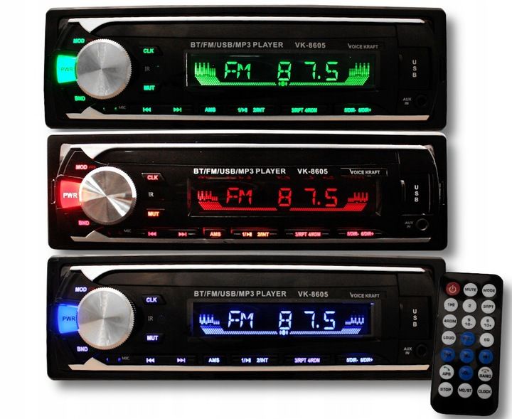 radio samochodowe bluetooth USB SD AUX MP3 zdjęcie 2