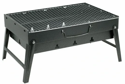 Grill węglowy Turystyczny Składany 43 x 29cm B1514 zdjęcie 1