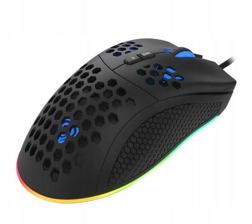 Mysz Genesis Krypton 555 USB RGB LED Gamingowa Czarna na Arena.pl