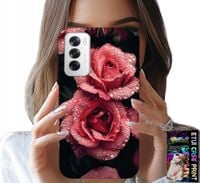 ETUI DO OPPO RENO12 5G - PIĘKNE RÓŻOWE RÓŻE, KWIECISTE WZORY, CASE
