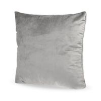 Poduszka dekoracyjna 45x45 WELWET srebrny