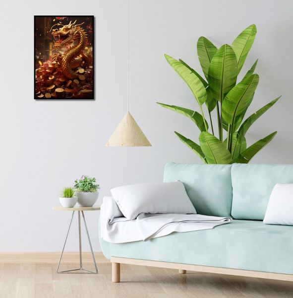 Plakat 39,5x55cm Smok Bogactwa zdjęcie 4