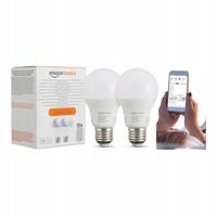 Żarówki Led E27 Inteligentne Rgb Wifi Smart Alexa Ściemnialne 8W 2Szt