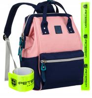 PETERSON plecak damski podróżny turystyczny bagaż podręczny kabinówka USB