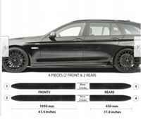 BMW 5 2010-2016 - Listwy CZARNE Boczne Drzwi