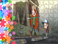Puzzle tradycyjne - Wodogrzmoty Małe/Gravity Falls