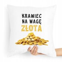 Poduszka Dla Krawcowej Krawca Na Wagę Złota Z Nadrukiem Ze Zdjęciem