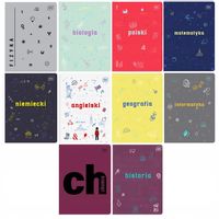 TEMATYCZNY ZESTAW ZESZYTÓW SZKOLNYCH A5 60 KARTEK
