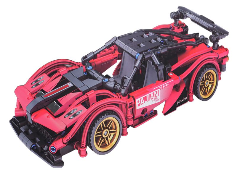 Klocki Auto Sportowe Czerwone 482El. zdjęcie 1