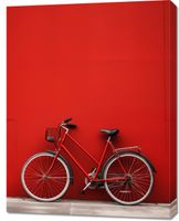 Obraz 70x90cm Czerwony Rower