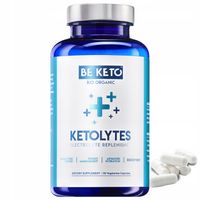 BEKETO KETOLYTES 90kaps ELEKTROLITY ENERGIA KETO MAGNEZ POTAS WAPŃ SÓD CYNK