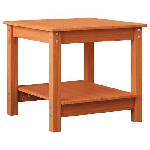 Stolik kawowy Woskowy brąz 50 x 50 x 45 cm Lite drewno sosnowe na Arena.pl