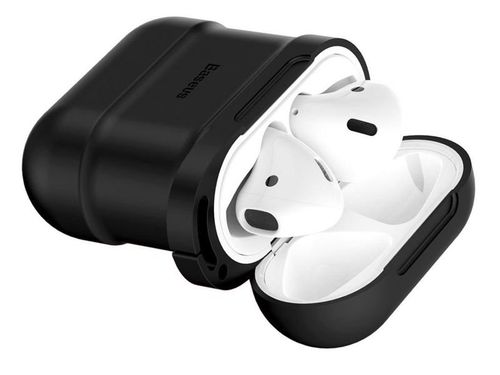 Baseus etui 2w1 pasek strap do Apple Airpods case Black na Arena.pl