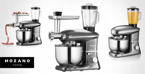 ROBOT KUCHENNY PLANETARNY MASZYNKA DO MIĘSA MIKSER BLENDER 6,2l + PRZEPISY na Arena.pl