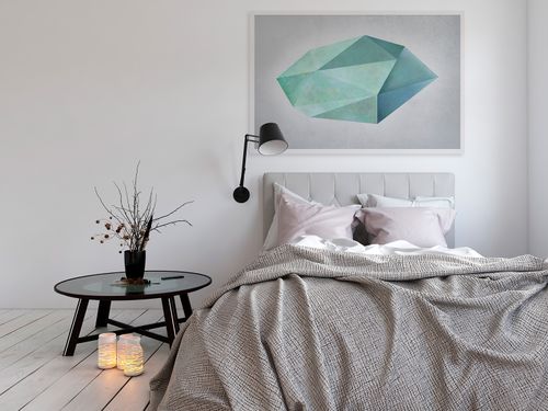 48401 Obraz na płótnie DIAMENT TURKUSOWY na Arena.pl