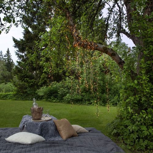 Lampki choinkowe LED bardzo gęste 800 diod 16m Białe Ciepłe 1900k na Arena.pl