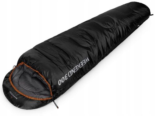 Śpiwór mumia Bergson WEEKEND 300 Black na Arena.pl