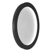 Plafoniera sufitowa Disk 1283 Shilo owalna minimalistyczna czarna