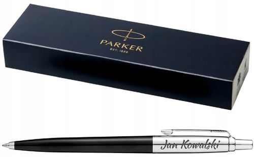 Długopis parker jotter z grawerem na prezent z własnym napisem logo tekstem na Arena.pl