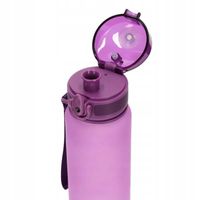 BUTELKA NA WODĘ z tritanu BIDON z ustnikiem sportowy 4FIZJO 650 ml różowy