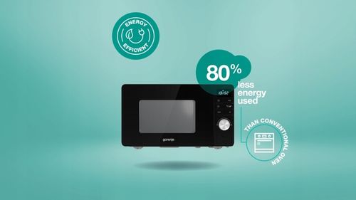 Kuchenka Mikrofalowa Mikrofalówka Gorenje Czarna 11 Auto Programów Zegar na Arena.pl