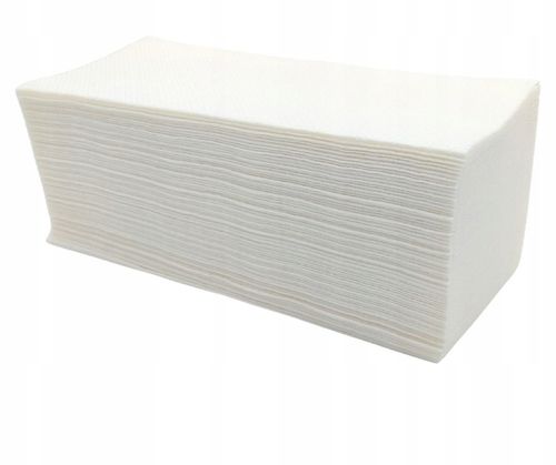 BIAŁE RĘCZNIKI PAPIEROWE SKŁADANE 100% CELULOZA na Arena.pl