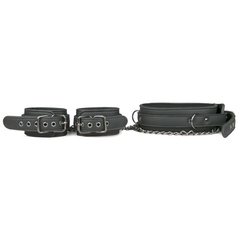 Kajdanki Leather Collar With Handcuffs na Arena.pl