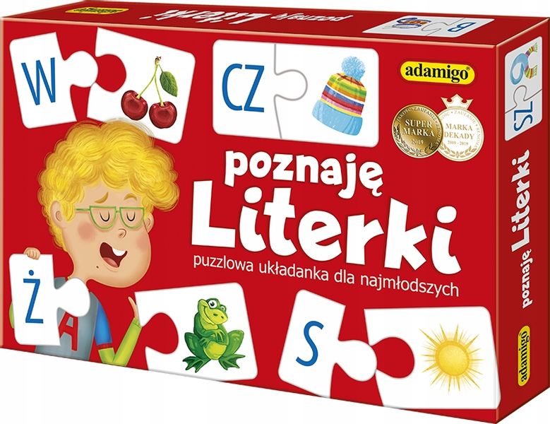 Poznaję literki gra puzzlowa 05581 zdjęcie 1