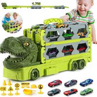 DINOZAUR CIĘŻARÓWKA DLA DZIECI, NOŚNIK ZABAWKOWY SAMOCHÓD DINOZAUR, PREZENT