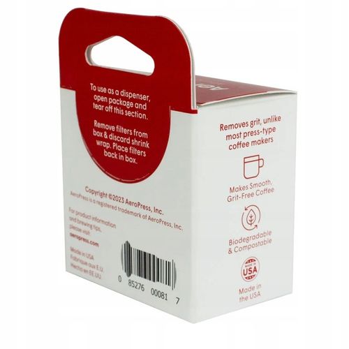 Oryginalne filtry papierowe 350szt do AeroPress i kawiarek na Arena.pl
