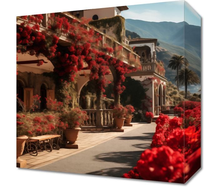 Obraz 30x30cm Czerwona Idylla zdjęcie 1