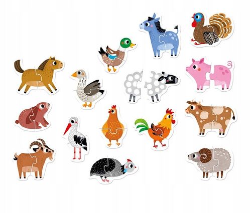 Puzzle do pary Zwierzątka na wsi Czuczu 18m+ na Arena.pl